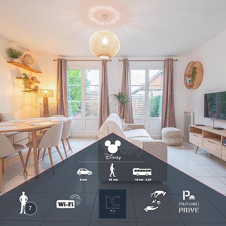 *Disneyland-Paris* 7Pers, Wifi, Parking Bailly-Romainvilliers Eksteriør bilde